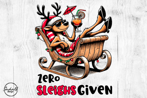 Christmas Reindeer, Funny Holiday Png for Illustrations