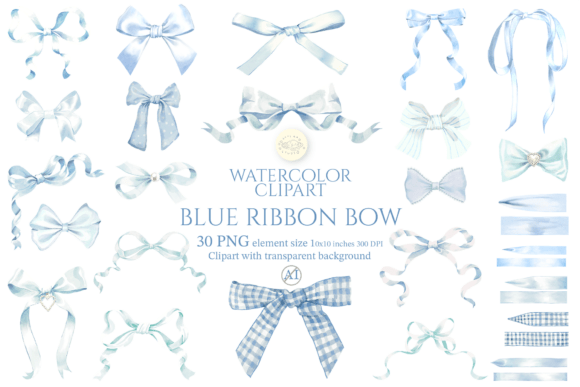 Coquette Blue Ribbon Bow Clipart: A Designer’s Review