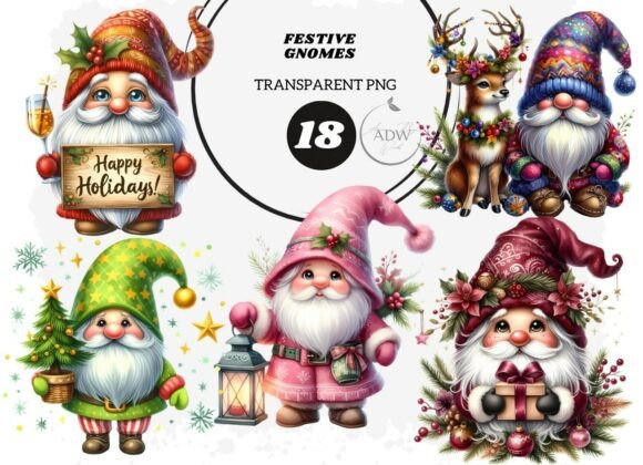 Festive Gnome Illustrations: A Seller’s Review