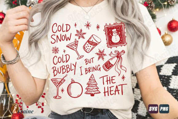 Funny Christmas SVG Cocktail Humor PNG Review