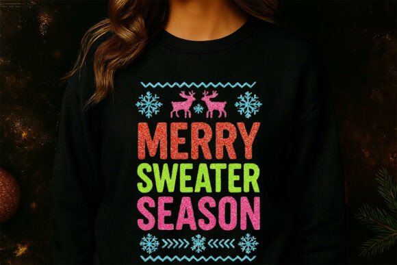 Knitted Christmas Merry Sweater PNG: A Crafter’s Review