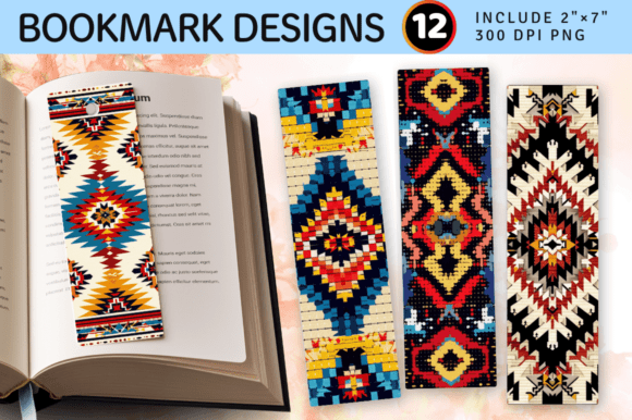 Native American Crochet PNG: Craft Illustrations