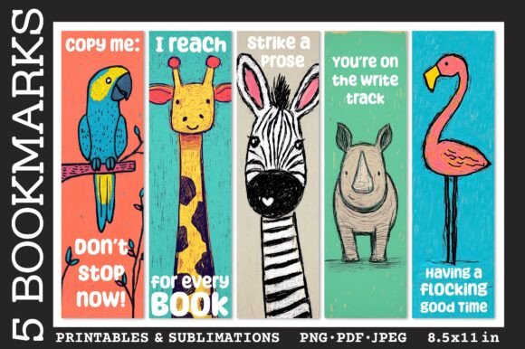Review: Animal Bookmark Illustrations for Branding