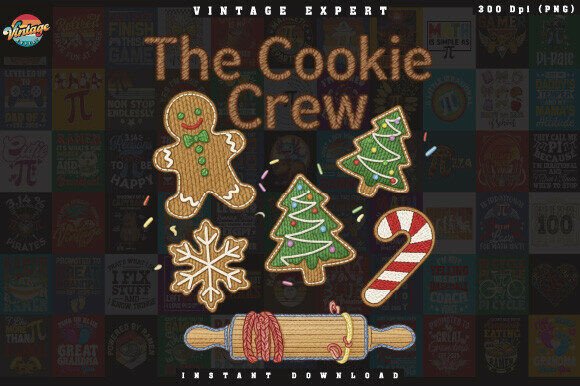 Review: Christmas Cookie Crew Yarn Crochet PNG
