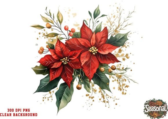 Review: Classic Red Floral Christmas Bouquet PNG
