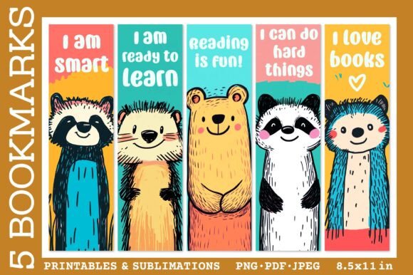Review: Reading Quote Bookmarks Animal Embroidery
