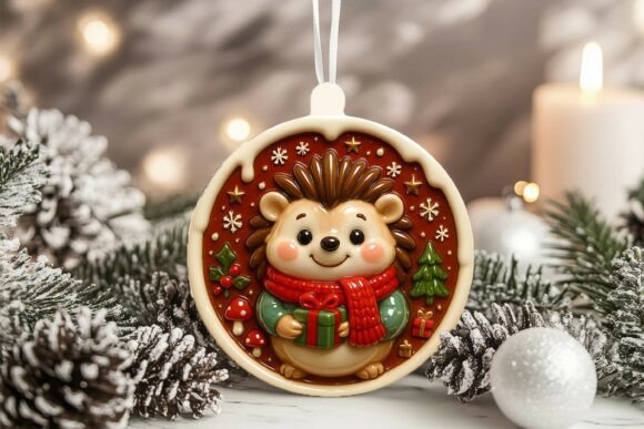 Reviewing 3D Porcelain Hedgehog Ornament Illustrations
