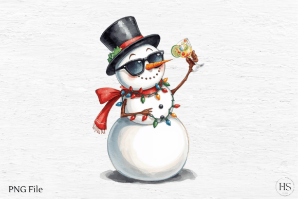 Reviewing Watercolor Snowman, Watercolor Christmas for Embroidery