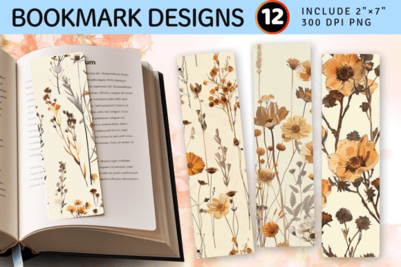Wildflower Dried Vintage Flower PNG Book Illustrations
